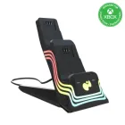 Cargador Doble Xbox Afterglow Wave PDP - Mandos Negros