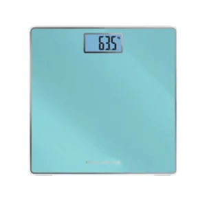 Báscula Rowenta Classic BS1503, 160 kg, Turquesa, Vidrio