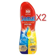 Gel Lima y Limón X2.Somat para Lavavajillas (50 lavados)