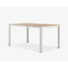 Mesa de jardín beis MARIELYST A90xL150