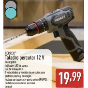 Set multifunción FERREX: Taladro, sierra y más herramientas.