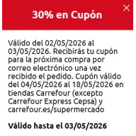 30% de descuento en bombones Carrefour, online y en tienda