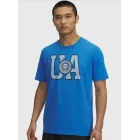 Camiseta azul claro estampada College Crest Logo - Under Armour