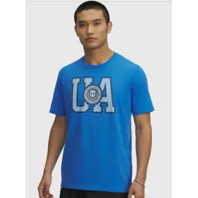 Camiseta azul claro estampada College Crest Logo - Under Armour
