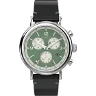 Cronógrafo TIMEX con Correa de Piel y Estilo Elegante