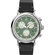 Cronógrafo TIMEX con Correa de Piel y Estilo Elegante