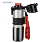 Botella Star Wars con empuñadura de espada láser Darth Vader