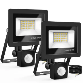 Foco Proyector LED Exterior 20W con Sensor de Movimiento