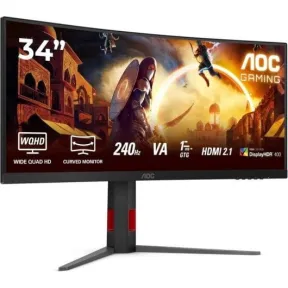 AOC CU34G4Z 34" Curvo UltraWide QHD 240Hz HDR400 Adaptive Sync