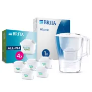 Jarra Filtrante BRITA Aluna + 5 Filtros MAXTRA PRO 2,4L