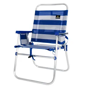 Silla Plegable de Playa con Reposabrazos Cómoda