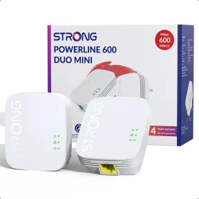 Adaptador Powerline 600 AV600 - Plug & Play, 600Mbps