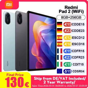 Tableta Redmi Pad 2 Pro 12,1” 8GB de RAM y 256GB