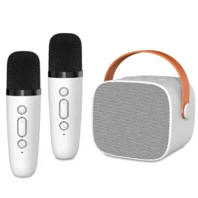 Altavoz Portátil PcCom Essential con Dos Micrófonos de Karaoke