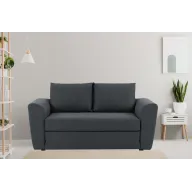 Sofá cama gris oscuro de 2 plazas TWILL