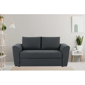 Sofá cama gris oscuro de 2 plazas TWILL