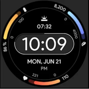 Esfera de reloj: Dash Digital