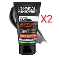 Gel Antigranos 3 en 1 L'Oréal Men Expert: Purifica y Exfolia