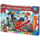 Puzzle XXL Miraculous de Ravensburger, 200 Piezas, +8 Años