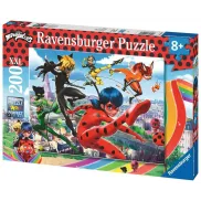 Puzzle XXL Miraculous de Ravensburger, 200 Piezas, +8 Años