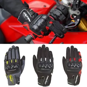 Guantes de moto verano IXON RS Rise Air, carbono y cuero