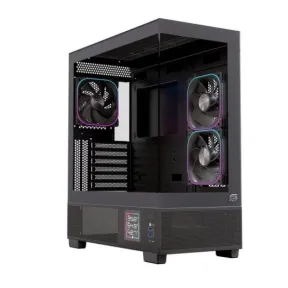 Torre PC ATX Einarex PRISMA S501d RGB con Doble Cristal