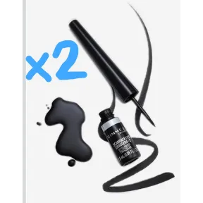 Delineador líquido mate negro Scandaleyes Exaggerate 2X 2,5 ml