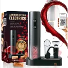 Sacacorchos eléctrico con aireador, cortacápsulas y vertedor