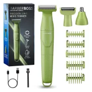 Afeitadora 3 en 1 para hombres, BarberBoss Recortador inalámbrico.