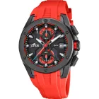 Reloj Analógico Rojo LOTUS Hombre - Resistente al Agua 10 ATM