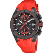 Reloj Analógico Rojo LOTUS Hombre - Resistente al Agua 10 ATM