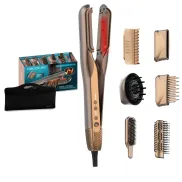 Plancha de Pelo AirLisse 6in1 iTwerk - 1000W y 6 Accesorios