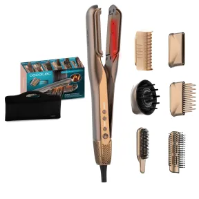Plancha de Pelo AirLisse 6in1 iTwerk - 1000W y 6 Accesorios