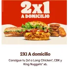Long Chicken y King Nuggets x6: 2x1 a domicilio