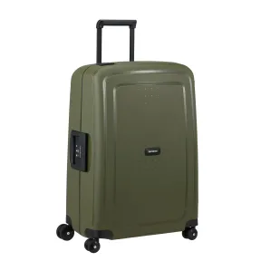 Maleta Spinner M de Samsonite S'Cure 69 cm, Verde Oliva