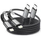Cables Lightning 2M - Pack de Dos Unidades