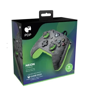 Mando PDP Carbon Neon Xbox + 1 Mes Gratis de Gamepass