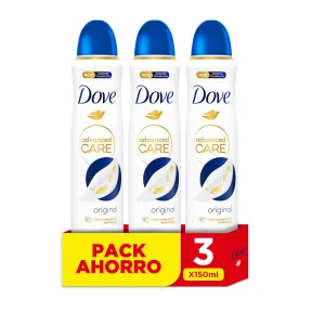 Aerosol Dove Advanced Care Original 72h Pack Ahorro x3