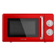 Microondas Mecánico Retro Cecotec 20L con Grill y Temporizador