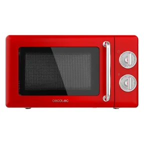 Microondas Mecánico Retro Cecotec 20L con Grill y Temporizador