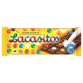 Chocolate con leche LACASA y Lacasitos 75 gr 1€ Alcampo