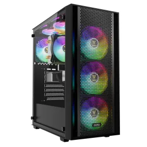 Caja Gaming Aura GC2 Elite ARGB de Gamdias con Cristal Templado