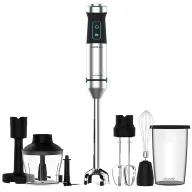 Batidora de mano 1500W CrossBlades Cecotec Power TitanBlack