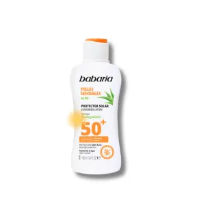 Protector Solar SPF50+ Babaria para Pieles Sensibles - 100 ml