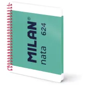 Cuaderno A5 MILAN con tapa dura, 80 hojas pautadas