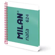 Cuaderno A5 MILAN con tapa dura, 80 hojas pautadas