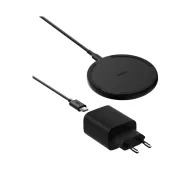 Cargador Belkin WIA012kqBK Inalámbrico 15W Compatible Qi2/MagSafe