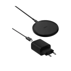 Cargador Belkin WIA012kqBK Inalámbrico 15W Compatible Qi2/MagSafe