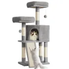 Torre para Gatos Feandrea, Árbol Gris de 115 cm PCT141W01