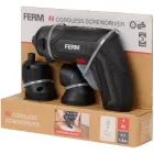 Destornillador FERM 4V, batería 1,5 Ah incluido